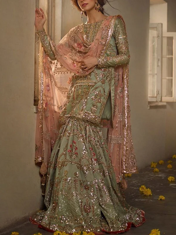 Sequin Elegant Vintage Women's Suit