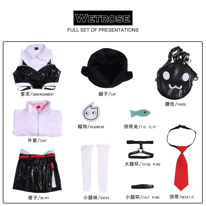 [Wetrose] Pre-Order Goddess of Victory: Nikke Rapi Red Hood & CoCo Game Outfit Cosplay Costume