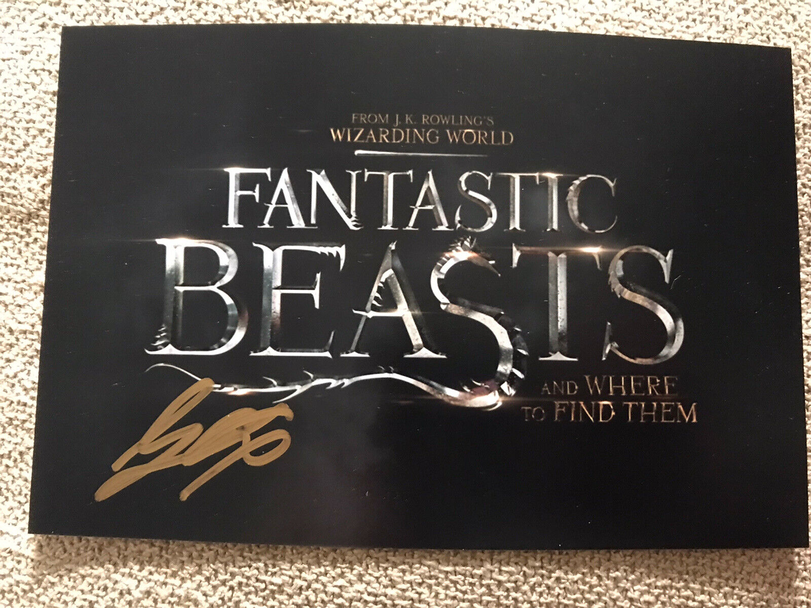 GEMMA CHAN SIGNED 6x4 Photo Poster painting - Fantastic Beasts & Where To Find Them