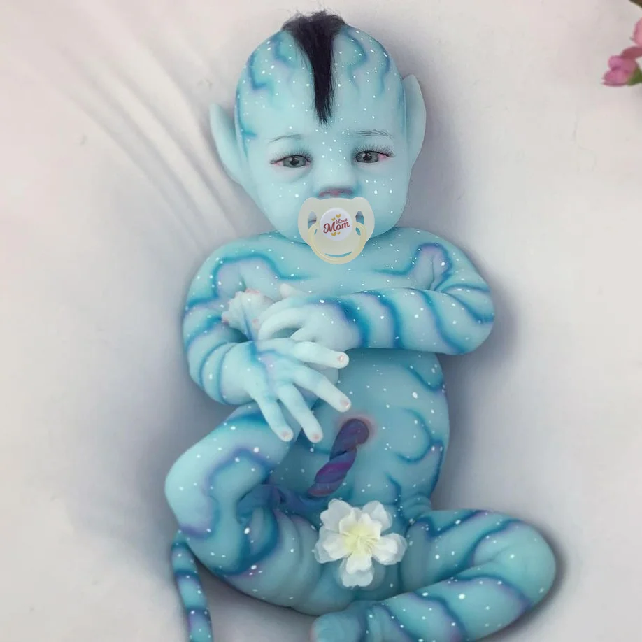 12" Flexible Solid Platinum Liquid Full Silicone Reborn Doll Baby Girl Named Hinka -Creativegiftss® - [product_tag] RSAJ-Creativegiftss®