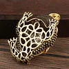 Pure brass fortune-attracting three-legged golden toad bronze tea pet jewelry crafts