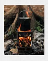 🔥🔥Outdoor Wood Stove Base Bracket Set Portable Stainless Steel Folding Stove Ash Tray Accessories, Garden Barbecue, Camping, Beach, Party