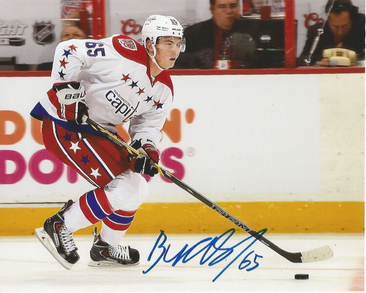 Washington Capitals Andre Burakovsky Signed Autographed 8x10 NHL Photo Poster painting COA Z