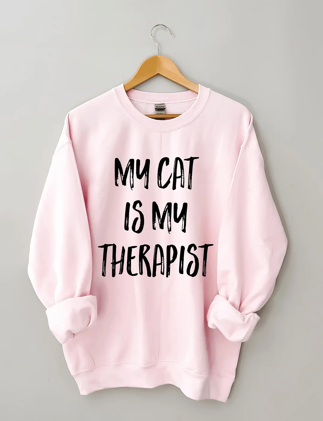 My Cat Is My Therapist Sweatshirt
