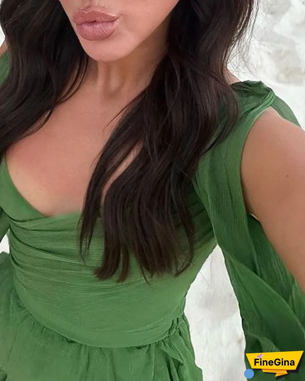 Elegant Holiday Chiffon Dress