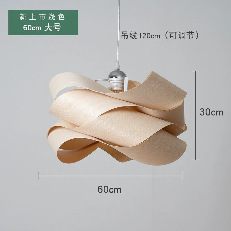 Chinese Classical Wooden LED Pendant Lights Lighting Southeast Asian Restaurant Art Decoration Pendant Lamp Kitchen Hanging Lamp