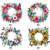 Couronne de fleurs et de papillons en per&ccedil;age et diamants d&rsquo;un seul c&ocirc;t&eacute;