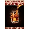 3PCS Bourbon - Vintage Metal Signs Set - 20*30cm/30*40cm