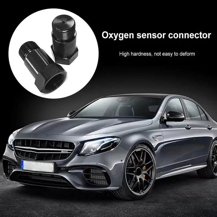 Garlaven Black Car O2 Oxygen Sensor Connectors M18 x 1.5 Lambda Sensor Adapter Tools