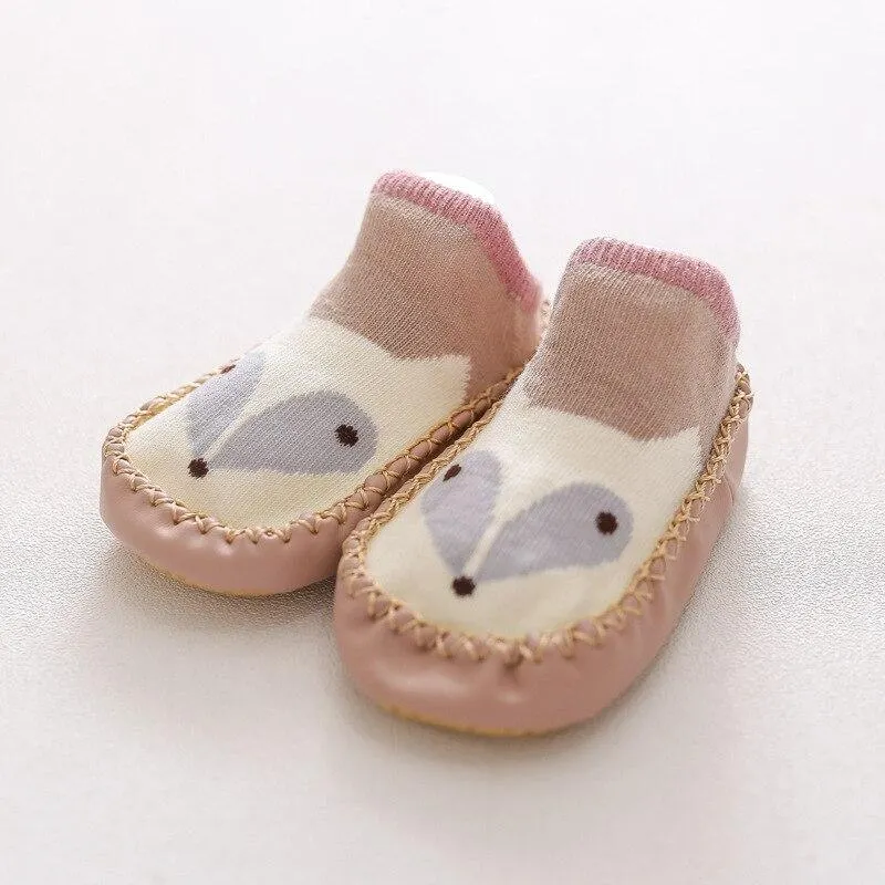 Infant Baby Socks With Rubber Soles Newborn Baby Girls Boys Shoes Autumn Baby Floor Socks Anti Slip Soft Sole Sock