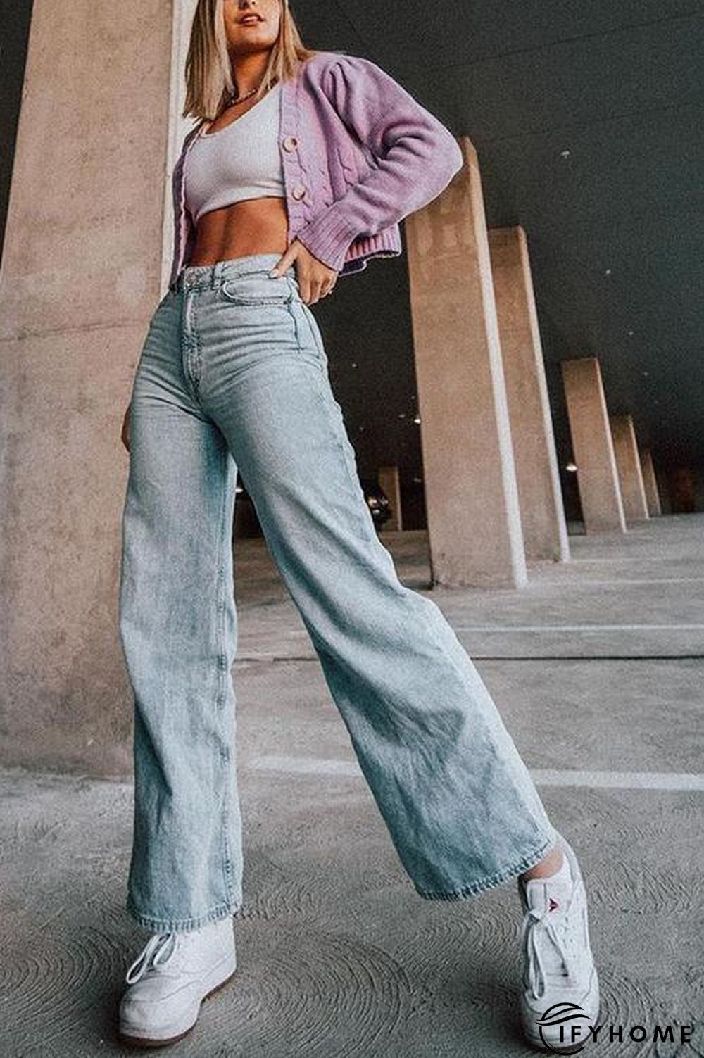 Loose Straight Leg Jeans | IFYHOME