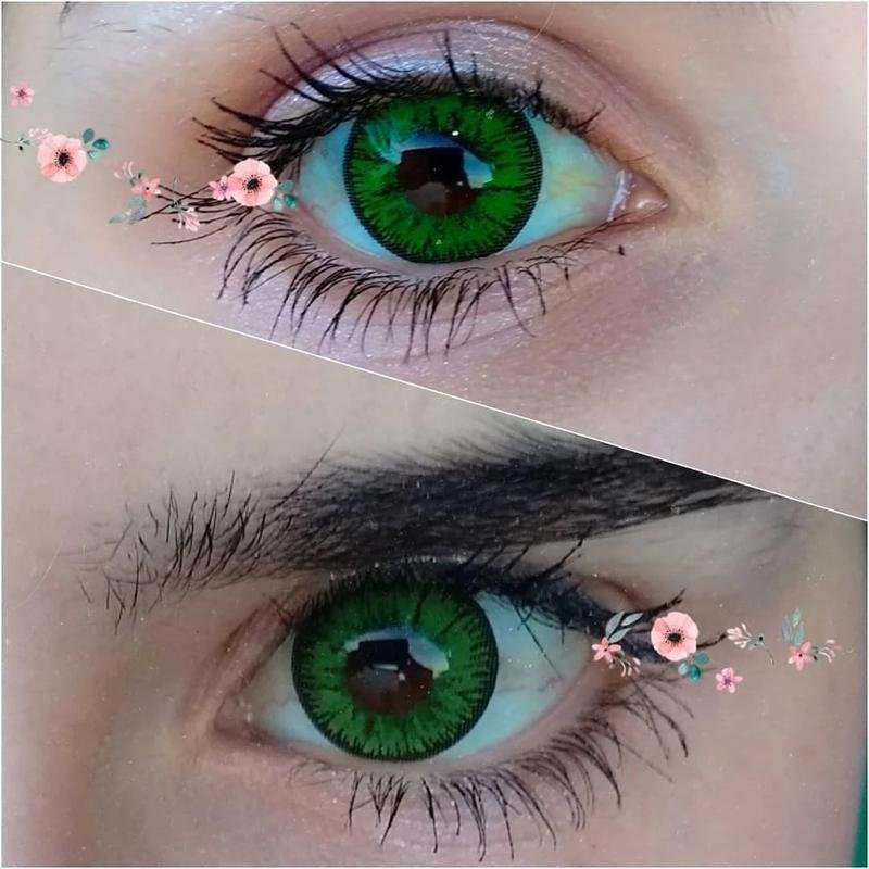 Cosplay Ice Green (12 months) contact lenses