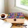 5D DIY Diamond Painting Handmade Wood Storage Box Crystal Storage Case (Bow)