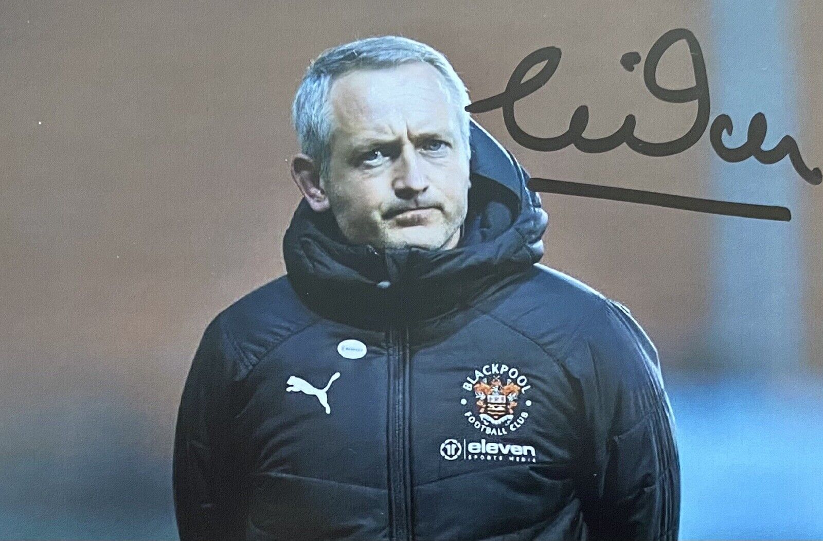 Neil Critchley Genuine Hand Signed Blackpool 6X4 Photo Poster painting