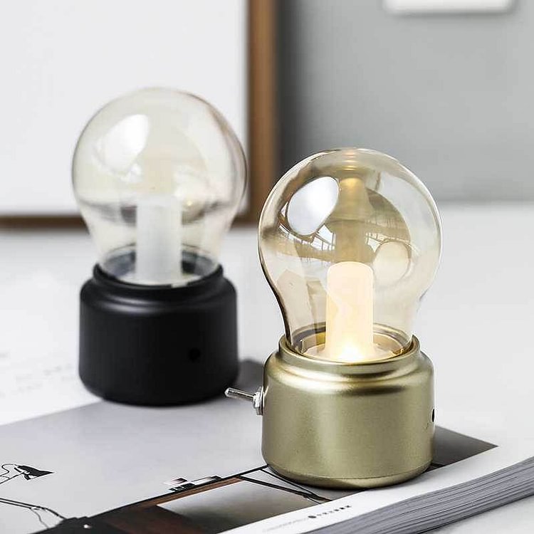 Creative LED Retro Charging Bulb Night Light - Appledas