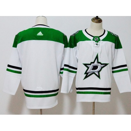 Men's  Dallas Stars White Stitched NHL Jersey