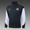 2025/2026 Chelsea Long pull Training Suit Dark Gray Football Shirt 1:1 Thai Quality