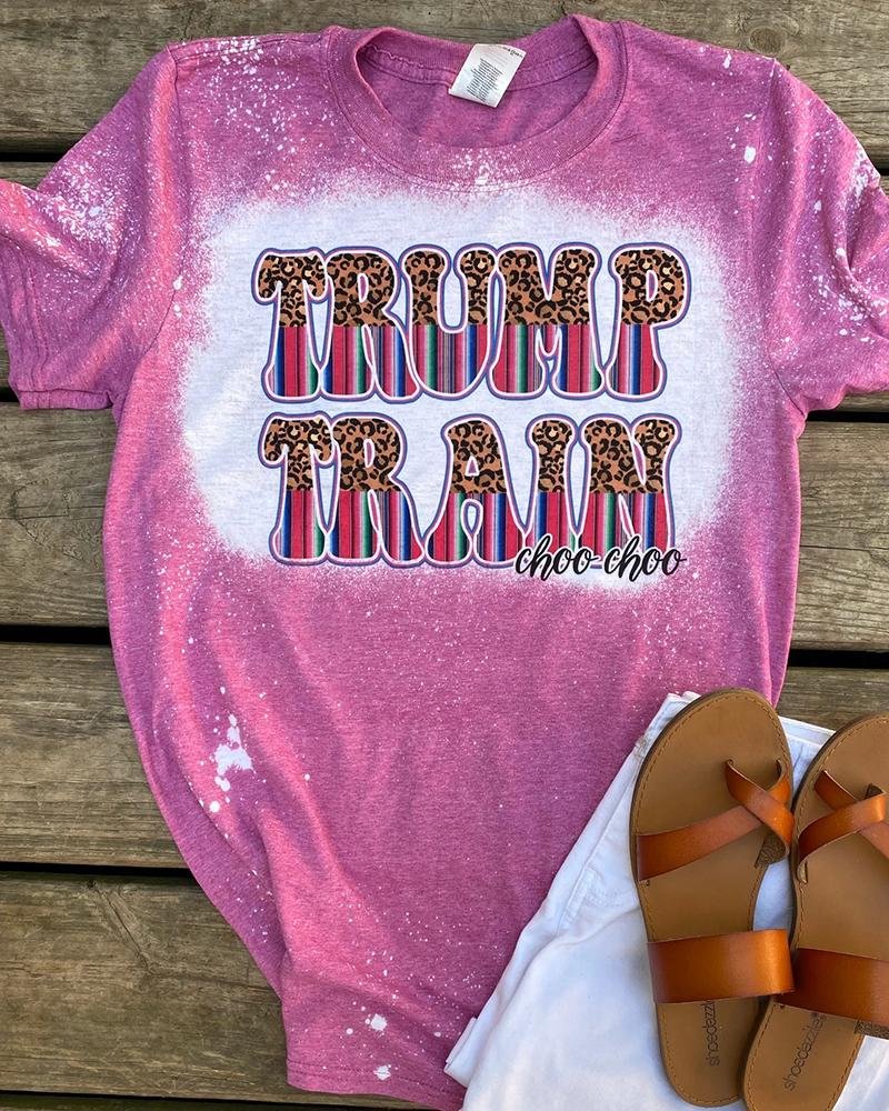 Fall Pink trump train T-Shirt