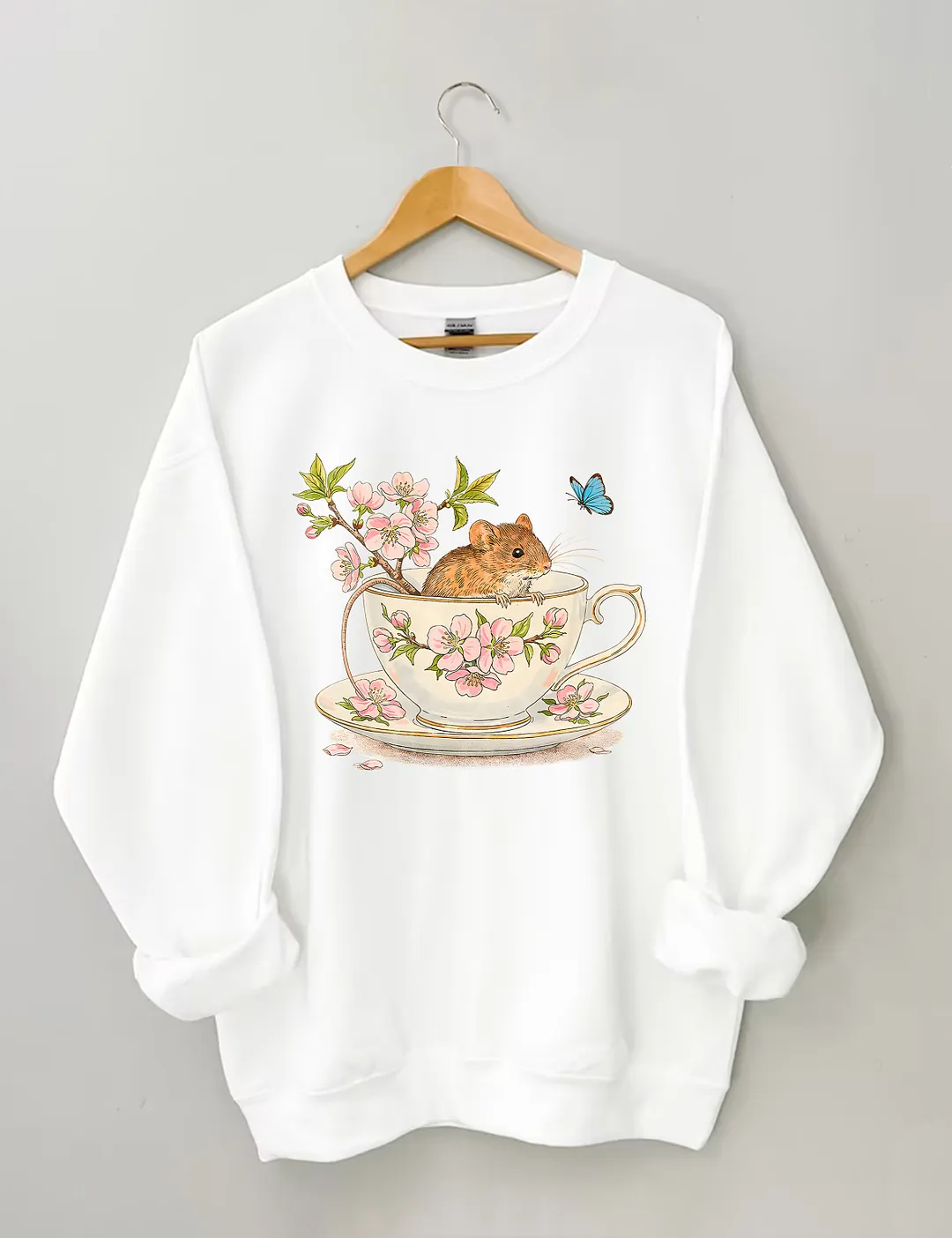 Cottagecore Mouse Sweatshirt