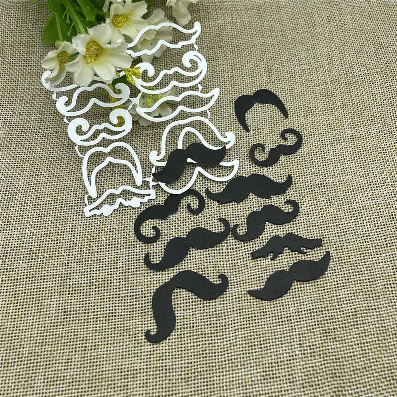 Funny beard set Metal Cutting Dies Stencils For DIY Scrapbooking Decorative Embossing Handcraft Die Cutting Template