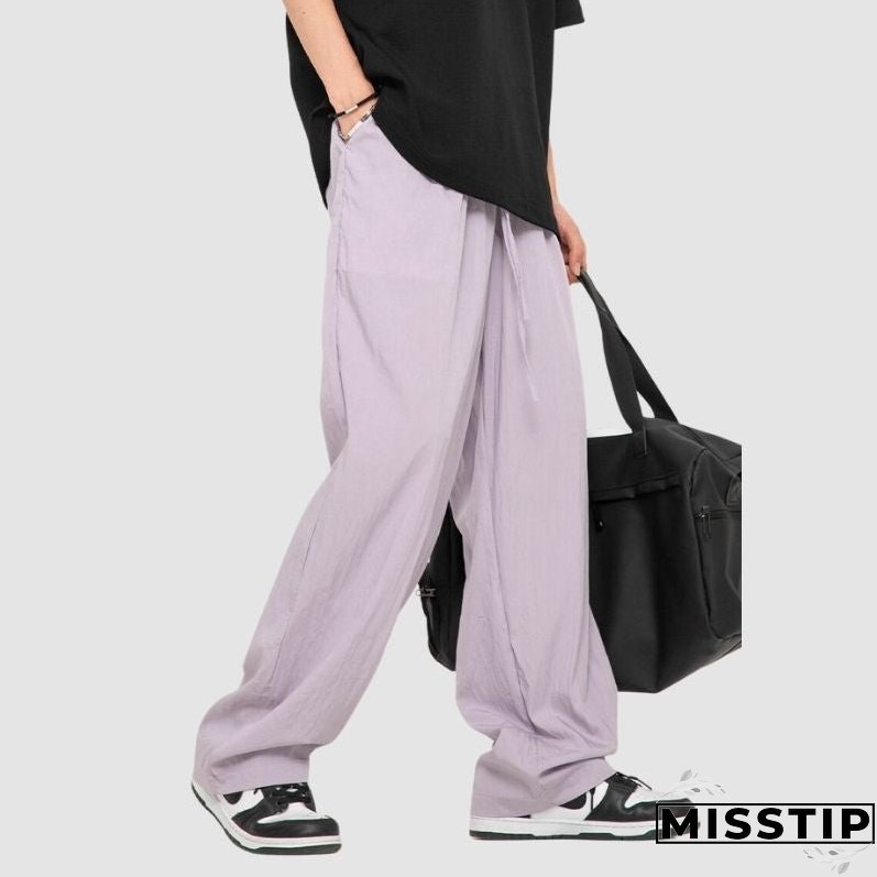 Simple Straight Leg Yamamoto Pants