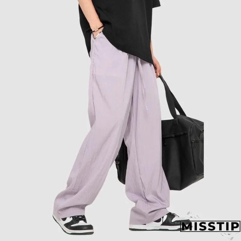Simple Straight Leg Yamamoto Pants