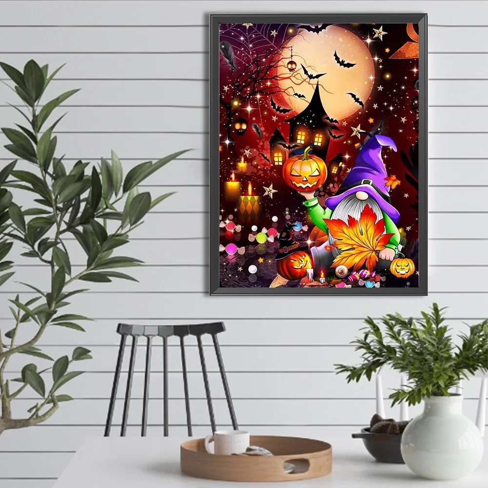 Diamond Painting - Full Round Drill - Spooky Halloween(Canvas|30*40cm)