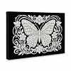 (20x30cm)DIY Butterfly Framed Handmade Pearl Painting Art Craft Kit Living Home Decor