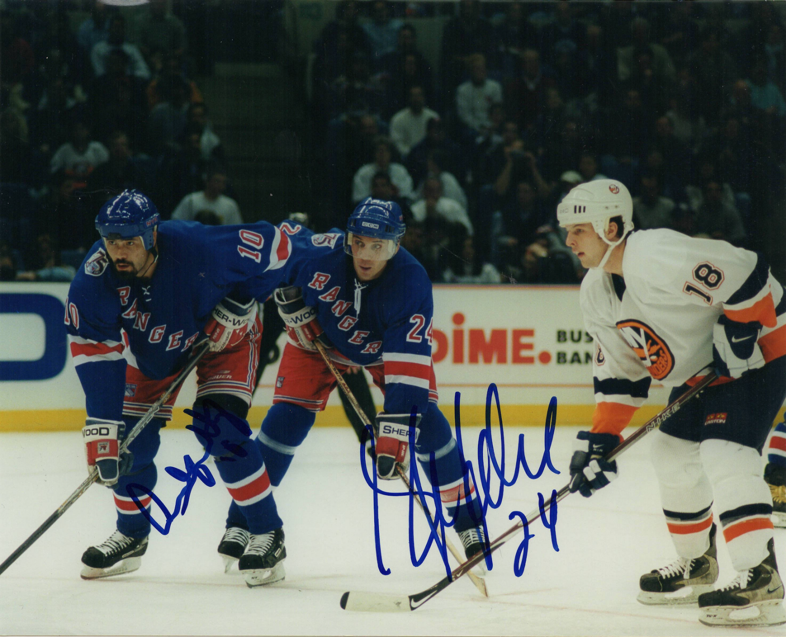 Sandy McCarthy & Sylvain Lefebvre signed autographed 8x10 Photo Poster painting! Authentic! 896