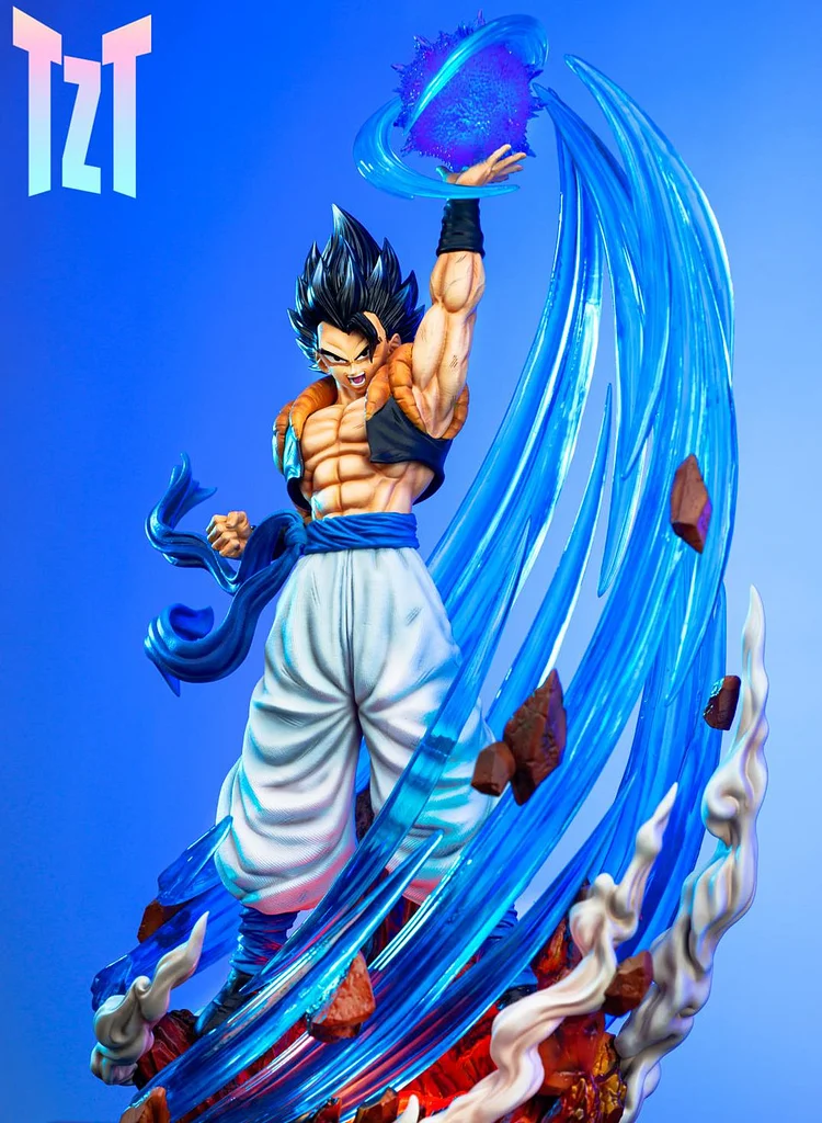 1/6 Scale Super Saiyan Blue Gogeta with LED - Dragon Ball Resin