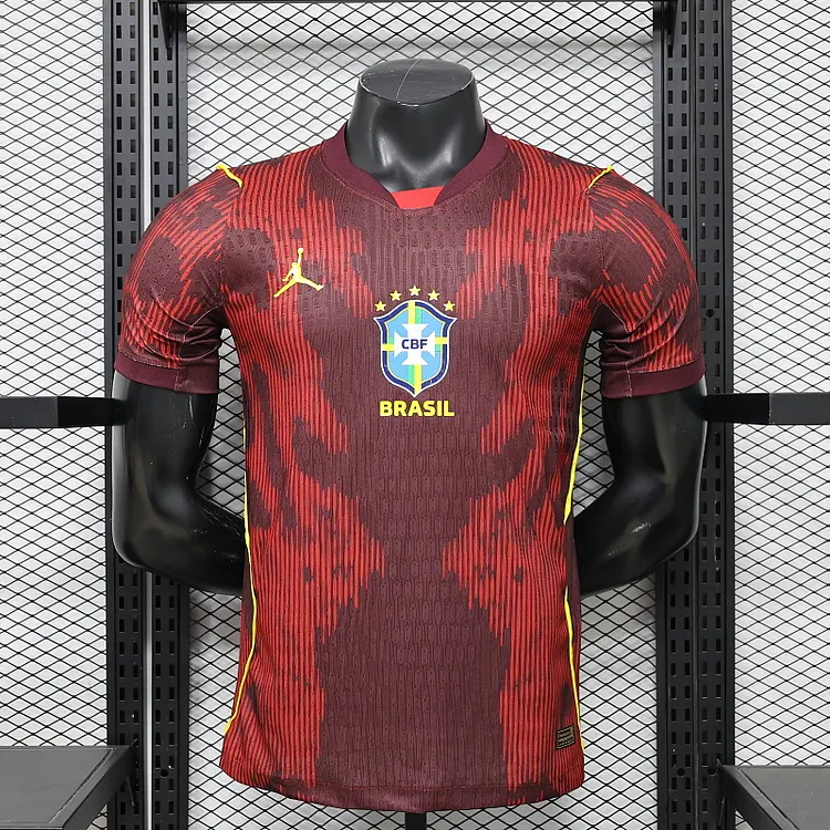 26-27 Brazil Red Player Version Football Jersey &ndash; 1:1 Thai Quality