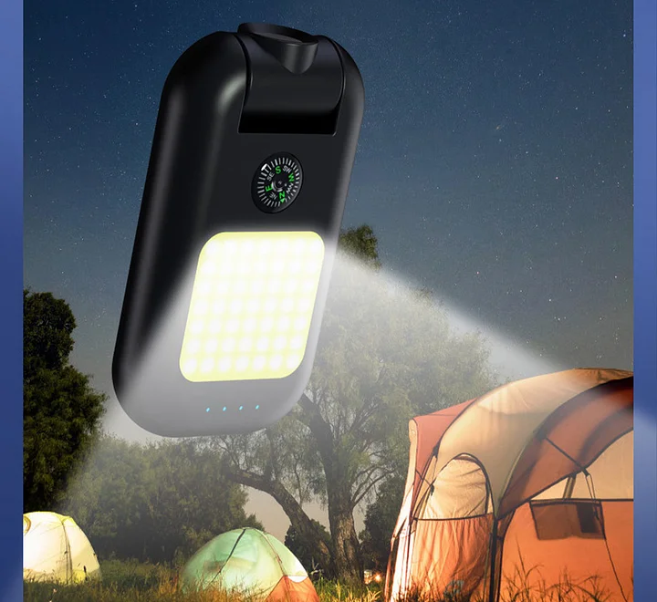 Zigzag LED Camping Lantern Flashlight Dimmable 180lm - Hokolite 1 Pack