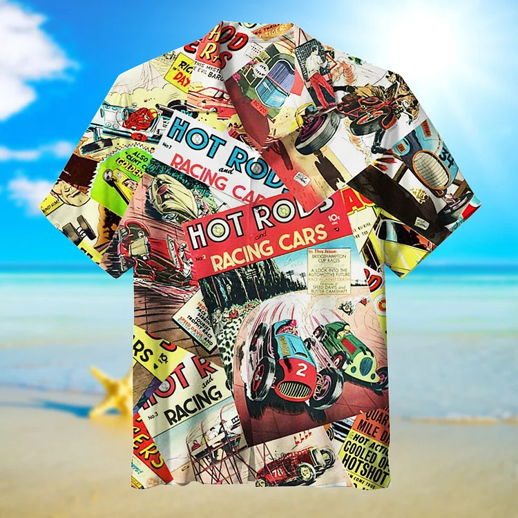 Hot Rods & Racinfg Cars | Hawaiian Shirt