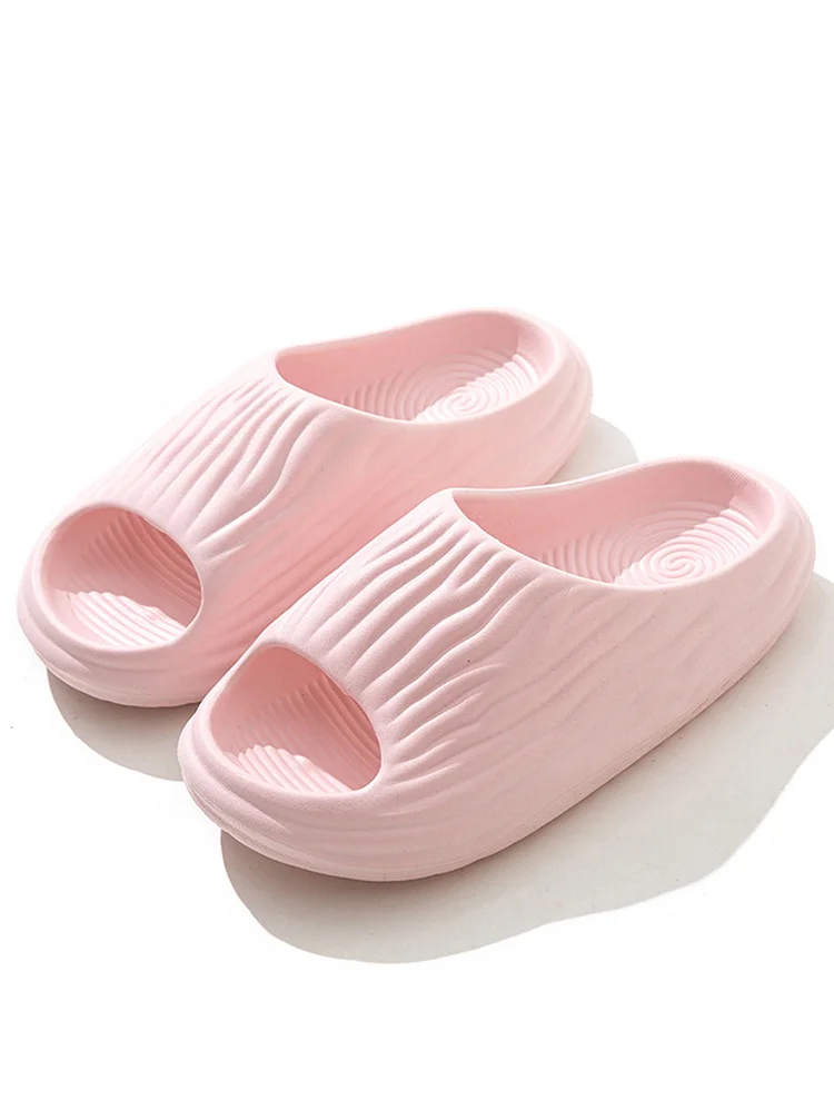 Casual Solid Platform Comfortable Lightweight Slip On Slippers