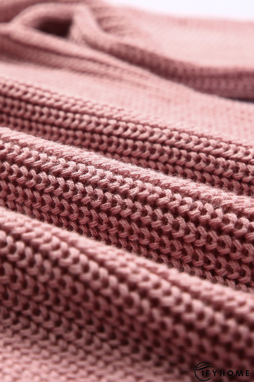 Pink Dew Shoulder Juliette Knitted Sweater | IFYHOME