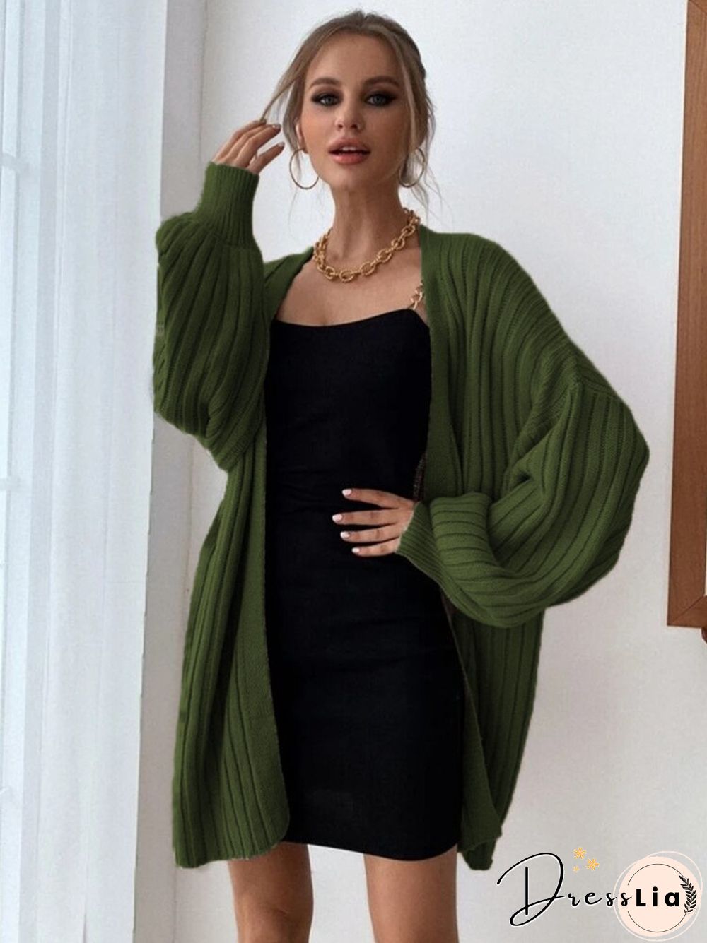 Autumn Winter Fashion Knitted Cardigan Women Sweater Coat Cardigans Streetwear Oversized Cardigan Woman Coats Long Sleeve Top