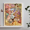 Cartoon Prinzessin - runder Bohrer DiamantMalerei - 40 * 50cm