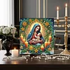 (Pre-Framed)Virgin Mary-Special Shape Diamond Painting Kit(30x30cm)