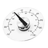 Circular Self Adhesive Window Outdoor Thermometer Pointer Temperature Meter