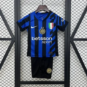 2024/2025 Internazionale Milan Home Football Jersey1:1 Quality Thai Kids Size
