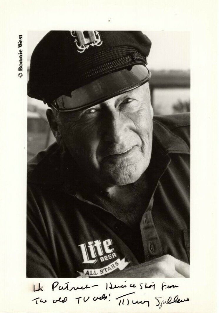 MICKEY SPILLANE Autographed Signed Photo Poster paintinggraph - To Patrick