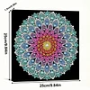 Lotusperlen-Mandala DIY-Perlenmal-Kunstsets mit Rahmen f&uuml;r Erwachsene, Anf&auml;nger, Wohnwanddekoration, Perlengem&auml;lde, Bildkunst, Bastelarbeiten 25x25cm.