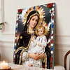Framed Diamond Painting - Special Shaped - Our Lady (30x40cm)