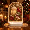 DIY Diamond Art LED Night Light &ndash; Light-Up Table Decor, Double-Sided Printed DIY Crystal Pearl Painting Decoration for Christmas & Holiday Gifts