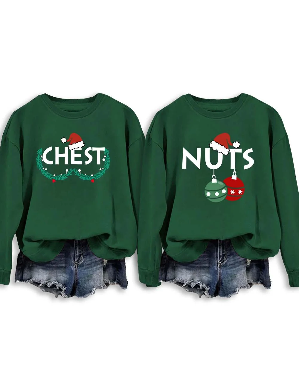 Chest Nuts Christmas Sweatshirt