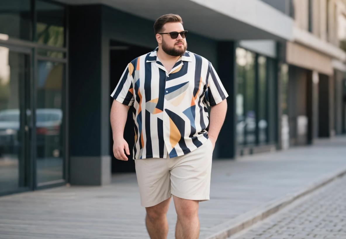 men's big and tall 2-piece short sets
