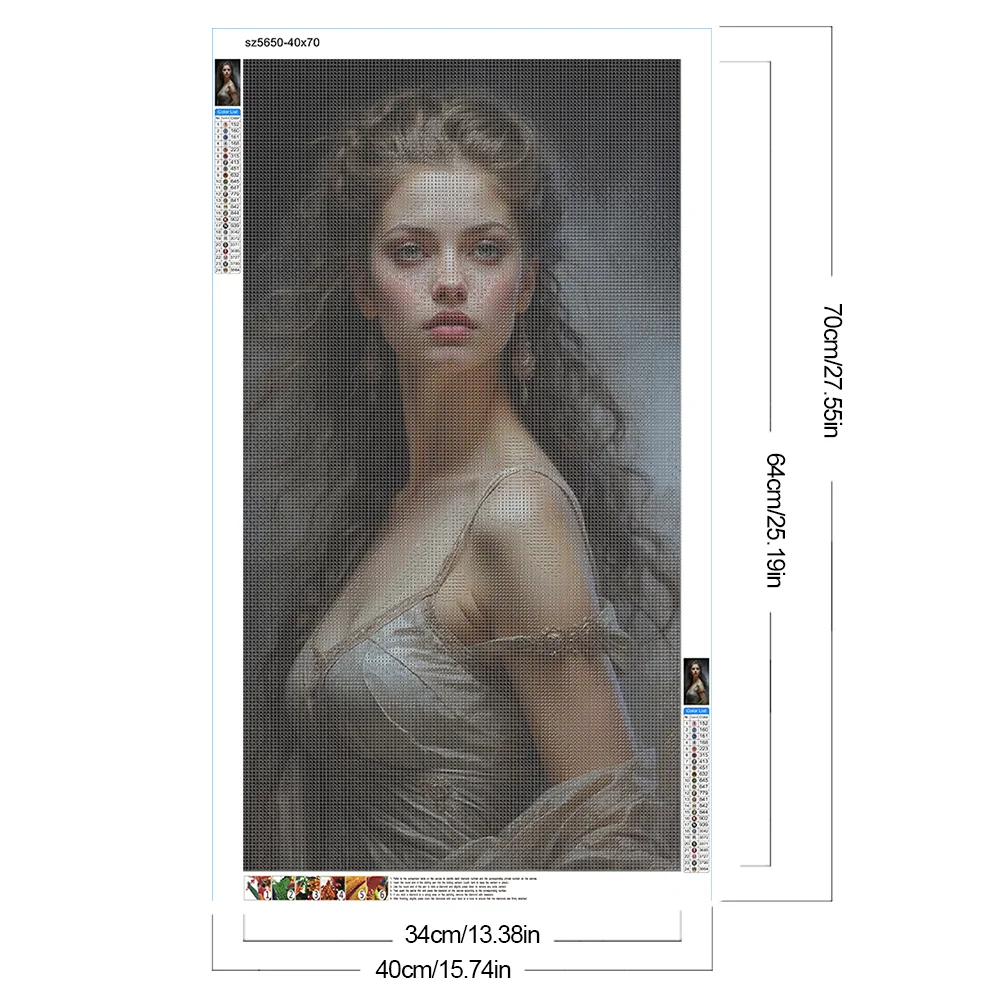 Diamond Painting - Full Round Drill - Beauty(Canvas|40*70cm)