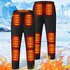 Heating Pants for Men Women 12 Heating Zone USB 5V Thermal Pants Heated Trousers