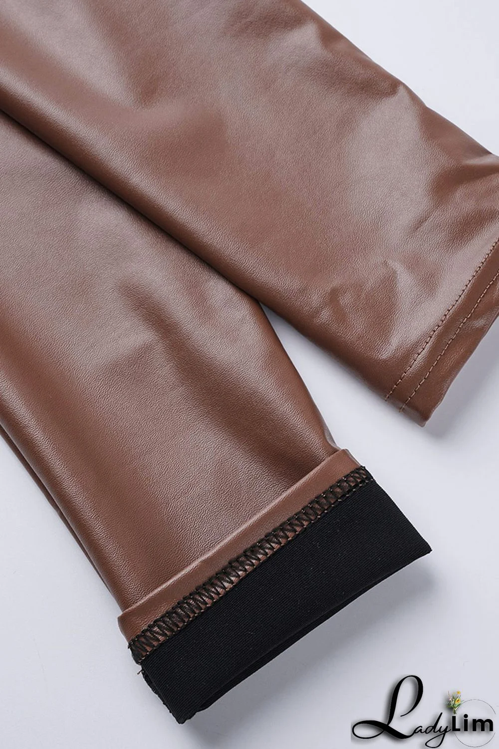 Ink Green Fashion Casual Solid Basic Skinny High Waist Pencil Trousers