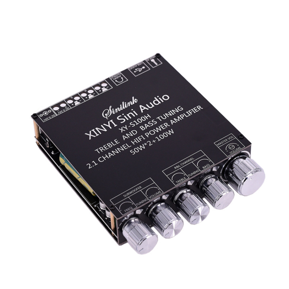 

XY-S100H 50Wx2+100W 2.1 Channel Amplifier Board Bluetooth-Compatible Module, 501 Original